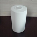 曜添奶白磨砂直筒玻璃灯罩灯具配件吊灯吸顶灯壁灯台灯E27灯罩外壳DIY 直径12cm 高度15cm