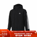 阿迪达斯 （adidas）男子 运动型格系列 3S HOODED JKT 棉服 IX8884 A/2XL