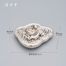 芸术云艺堂足银999纯手工家用中式高工浮雕貔貅香炉 非遗张家松 貔貅香炉 446g