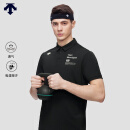 DESCENTE迪桑特综训训练系列运动健身男女同款短袖POLO衫夏季新品 BK-BLACK L (175/96A)