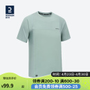 迪卡侬网球服短袖速干仙踪绿（圆领）L/180-4690994