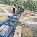 机械建筑爬山虎上料机混凝土砂浆提升机斜坡上料护坡拉土上货机 20米轨道(全套380V)