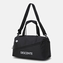 迪桑特（DESCENTE）男女款斜挎包 经典简约大容量耐用运动训练休闲单肩健身包 BLACK黑色