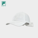 斐乐（FILA）2024春季新款高尔夫运动帽遮阳帽鸭舌帽女子棒球帽 玉石白-WT XS
