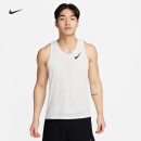 耐克（NIKE）官方AEROSWIFT DRI-FIT ADV男子速干跑步背心春季FN4232 121山峰白/黑 M