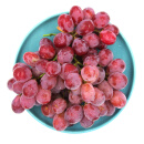 京鲜生 国产红提 葡萄 1kg装 新鲜水果