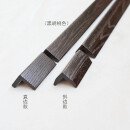 悦常盛窄边护墙角开放漆护角红橡木护角条阳角保护加长护角线 直边款橡 直边款黑胡桃色 2米整根(需预订)