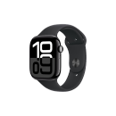 【准新品】Apple/苹果 Watch Series 10 智能手表GPS款46毫米亮黑色铝金属表壳黑色运动型表带M/L MX273CH/B