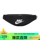 耐克NIKE男女通款腰包HERITAGE 运动包 DB0490-010黑色中号