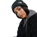 北面【保税直发】北面美版LOGO男女保暖毛线帽 JK3-黑色 One size