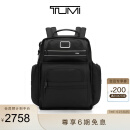 TUMI/途明【折扣甄选】男士双肩包商务通勤日常出行尼龙电脑背包 黑/白/026303580DWOE