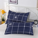 枕芯带枕套枕头单人学生宿舍简约可爱家用双人午睡小枕头 格子空间1枕芯加1枕套