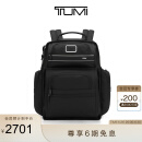 TUMI/途明男士双肩背包条纹装饰商务出行通勤电脑背包 黑/白/026303580DWOE