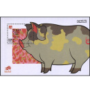 澳门邮票生肖系列（二轮） 澳门2007二轮十二生肖猪邮票型张
