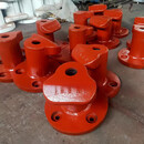 悦常盛铸铁码头150kn圆底系缆桩方底系船柱栓船系缆绳桩羊角系船柱 450k 150kn圆底含预埋件