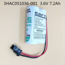 全新ABB IRB120电池 3HAC051036-001 3.6V 7.2Ah 机器人电池