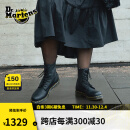 马丁（DR.MARTENS）1460 Virginia英伦风女款秋季荔枝纹软皮马丁靴 黑色 38