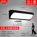 微伙户外壁灯防水过道楼梯庭院门口室外led超亮防水灯阳台浴室墙壁灯 D款大号50W白光(感应款)