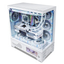 瓦尔基里（VALKYRIE）VK03 WHITE 白色 ATX 游戏电脑台式机箱 支持360水冷 6.2吋触摸屏 270°海景房