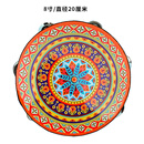 网童奇贝铃鼓敦煌飞天手鼓新疆维吾尔族手拍鼓乐器幼儿园舞蹈道具考级专用 【巴洛克】8英寸直径20cm