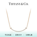 蒂芙尼【520礼物】 Tiffany T 系列 Smile 项链 微笑项链 小号