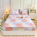 雅芳婷全棉床笠单件纯棉床单防滑床罩1.8m床垫防尘套席梦思保护套 风熏花暖 180x200cm纯棉单床笠