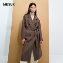 MESUX米岫2024经典长大衣MMWSI302 棕色 M