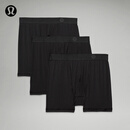 lululemon丨AIM 男士四角裤 *3 条装 速干 芯吸  LM9AMTS 黑/黑/黑 2XL