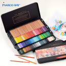 马可（MARCO）彩铅 120色油性彩色铅笔 美术设计专业手绘画画彩铅笔铁盒套装（配笔刨）雷诺阿系列3100-120TN