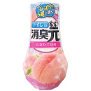 小林制药（KOBAYASHI）日本进口去异味除臭剂室内空气清新剂芳香剂厕所用消臭元（新鲜白桃）400ml