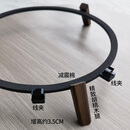 Rowyn音响支架适用于哈曼卡顿琉璃3/4/5代水晶4/5五代金属底座音箱桌面实木胡桃木减震避震防滑架子 【线夹款】琉璃345水晶45音箱用