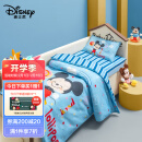迪士尼（Disney）幼儿园被子六件套（三件套+枕头芯+被芯+床垫）男孩开学入园床品