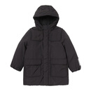 幼岚（ALLBLU）幼岚童装「太阳羽棉」学生大衣耐穿保暖蓬松24冬新儿童男女童外套 墨黑 150