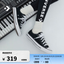 匡威（Converse）官方 All Star经典帆布男女低帮休闲运动鞋101001 101001/黑色 41