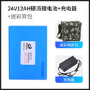 艺锦园园林工具锂电池12V24v48v充电式锂电池电动割草机绿篱机电瓶 24V12AH硬派锂电池+充电器+背包