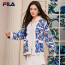 斐乐【杨幂同款】FILA|V&A联名大艺术家编织开衫女士外套时尚满印毛衣 满印一-ZA 165/84A/M