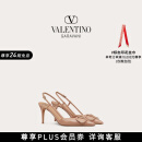 华伦天奴VALENTINO【明星同款】女士 VLOGO SIGNATURE 漆皮高跟鞋 肉桂粉色 35.5（偏大半码）