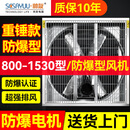 帅友负压风机工业款防爆电机排风扇大功率强力换气扇排气扇工厂抽风机 900型/380伏（高配防爆款）