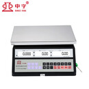 中字广州中兴牌电子秤商用小型立杆30公斤秤防水磅称水产海鲜称 高精度款【30公斤/1克】黑字