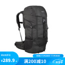 迪卡侬登山男爬山露营徒步背包女大容量旅行曜石黑_50L50升-4494178