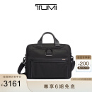 TUMI/途明Alpha 3男士电脑包时尚商务手提包纯色公文包 黑色/02603132D3 15英寸