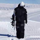 RAWRWAR新款滑雪服男女套装专业3L户外装备防风防水冬季硬壳雪服衣裤套装 黑色套装 男女通用 M /60-70kg