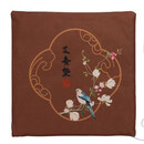 艾绒坐垫取暖神器 电加热艾草垫子发热办公室家用屁垫坐灸艾灸垫 不加热（咖色）