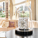 Hermle德国赫姆勒原装进口机芯座钟客厅桌面装饰摆钟时钟报时实木台钟表 22836-742987