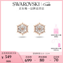 施华洛世奇（SWAROVSKI）新年礼物 MAGIC 耳饰耳钉耳环轻奢饰品送女友老婆生日礼物女 镀玫瑰金色 5627348