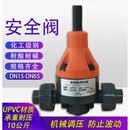 背压阀UPVC DN15/20/25 活结由令 塑料背压阀/安全阀 泄压阀 DN20两头内径25毫米
