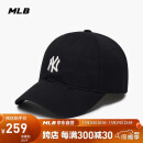 MLB帽子男女四季软顶棒球帽休闲运动鸭舌帽3ACP7701N-50BKS-F/黑色