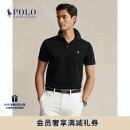 Polo Ralph Lauren 拉夫劳伦男装 经典款修身弹力短袖Polo衫RL13869 001-黑色 M