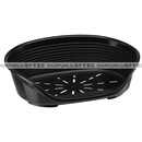 ferplast飞宝狗窝四季通用型猫咪窝塑料宠物床防水易清洁耐咬睡盆 沙发床 黑色 (意大利进口) XS-超小型