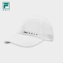 斐乐（FILA）2024春季新款高尔夫运动帽遮阳帽鸭舌帽官方女款棒球帽 玉石白-WT XS